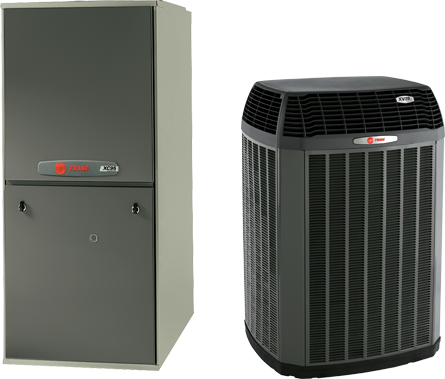 Trane air conditioner modle xl 1 8i a/c and Trane XC95 furnace gas modulating